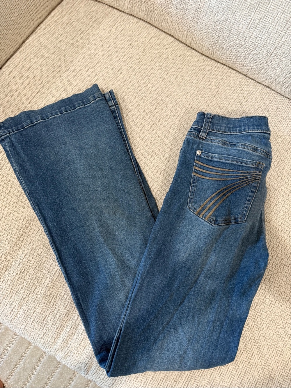 7 For All Mankind Dojo Classic Blue Women's Straight-Leg Jeans